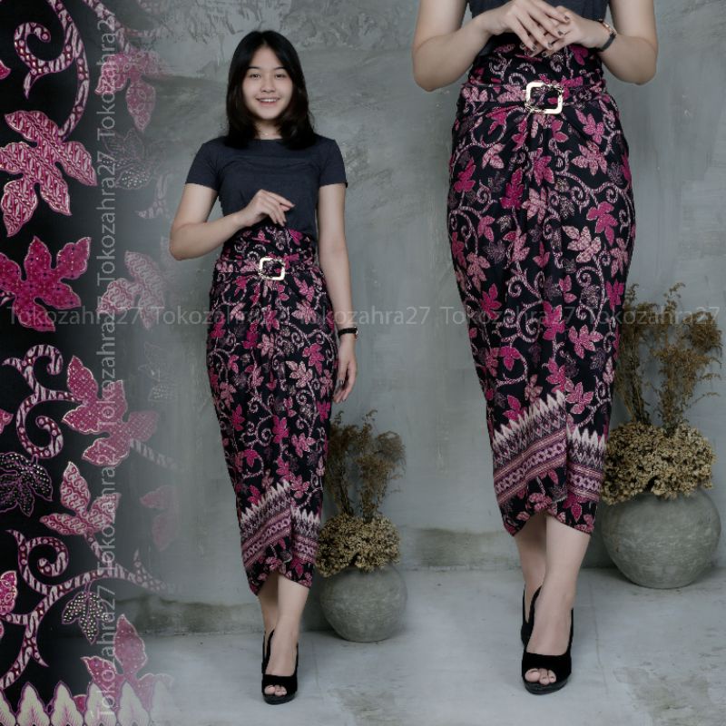 Rok Lilit Batik Bawahan Kebaya Jumbo 150X100 cm By GoldenStore  Free Ring Gesper
