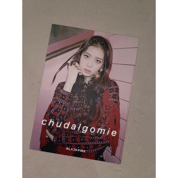 BOOKED Postcard Broadcast AIIYL Jisoo Blackpink Rare