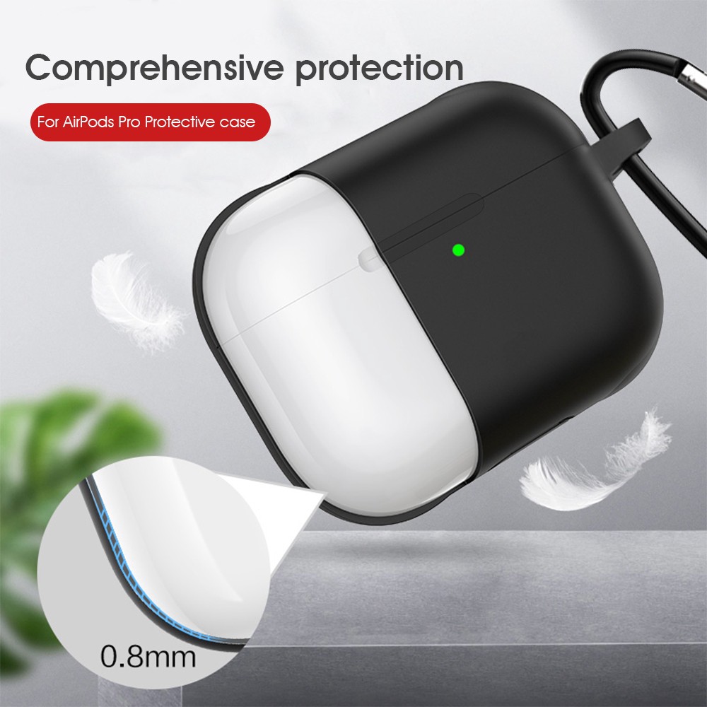 Soft Case Silikon TWS AirPods Pro + carabiner