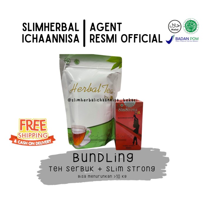 

ORIGINAL MURAH Paket slim strong dan teh herbal icha annisa