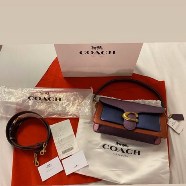 Preveloved Tas COACH Tabby Shoulder Bag in Colorblock 100% Original dari USA