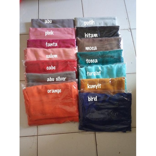 khimar syari 2 layer non pet JUMBO jilbab syari hijab murah