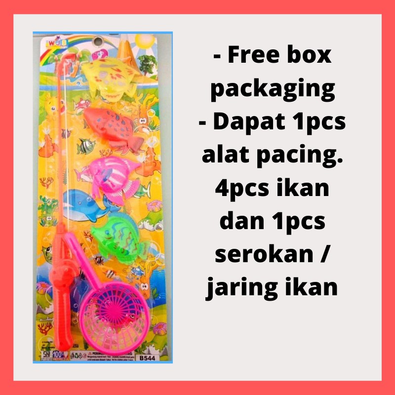 Mainan Anak Pancing Pancingan Ikan Memancing Mancing Ikan Fishing Mania