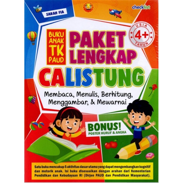 buku anak.   PAKET LENGKAP CALISTUNG BUKU ANAK TK PAUD