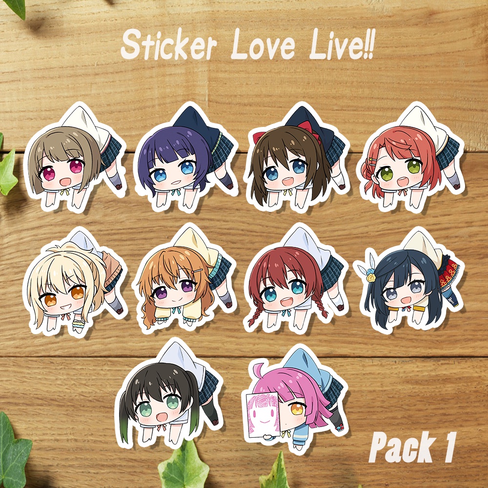 

Stiker Love Live! Sticker Anime Vinyl / Sticker Set Love Live! Nijigasaki