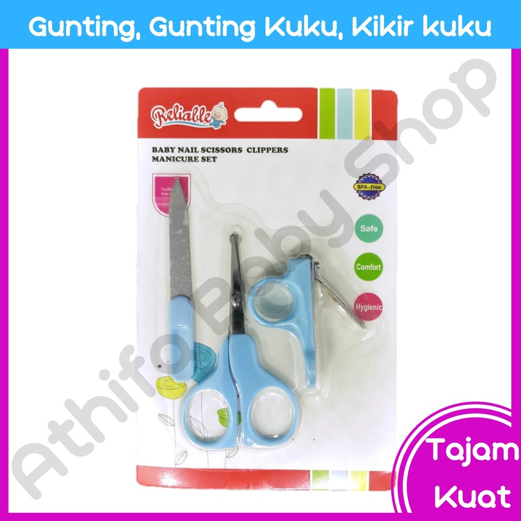 Gunting Kuku Bayi Gunting Bayi 3in1 Realiable Baby Nail Care RAC-8813