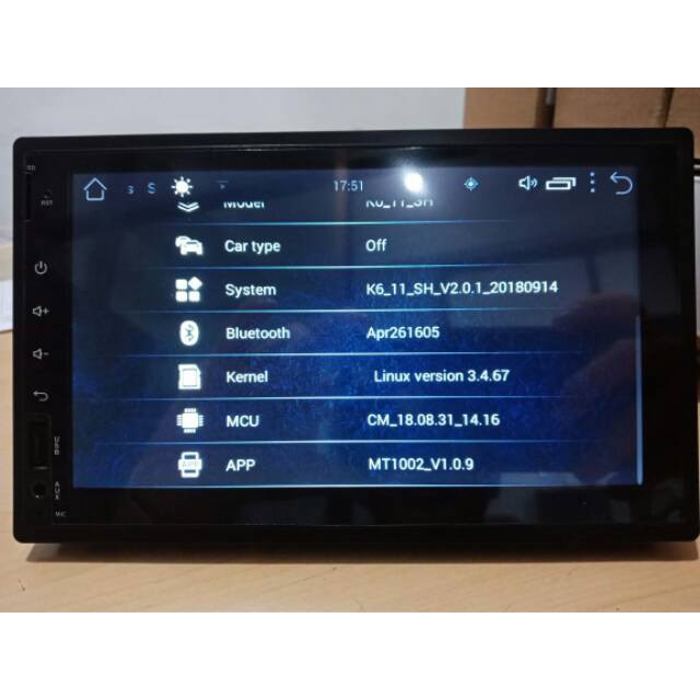 HEAD UNIT ANDROID 7 INCH ORCA - AUDIO & VIDEO MOBIL - AKSESORIS INTERIOR MOBIL