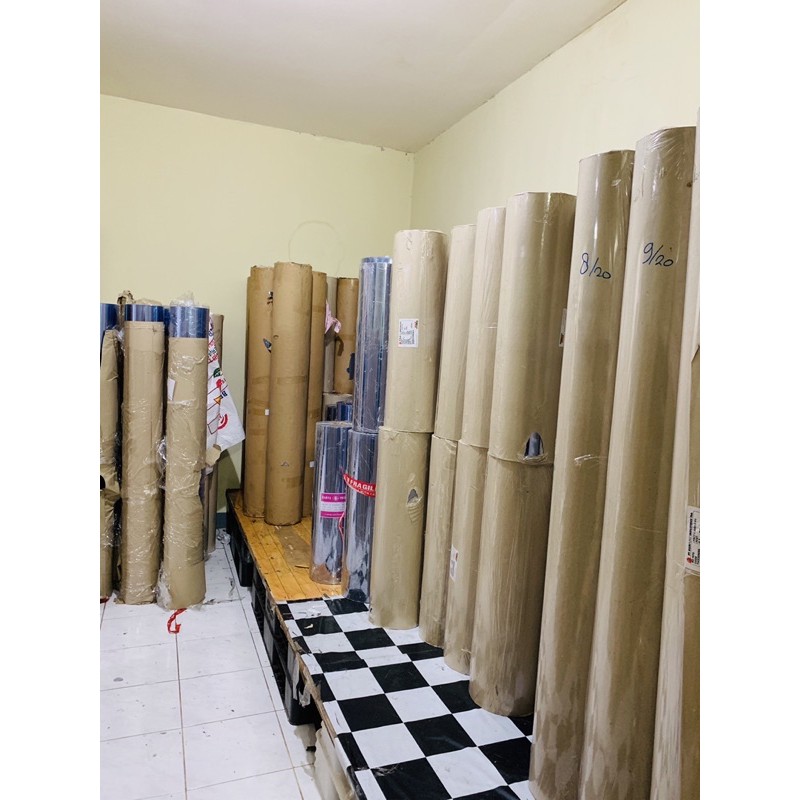 

Termurah Plastik mika kaku meteran tebal 0.25 mm x 140cm pembungkus souvenir, kotak seserahan dan