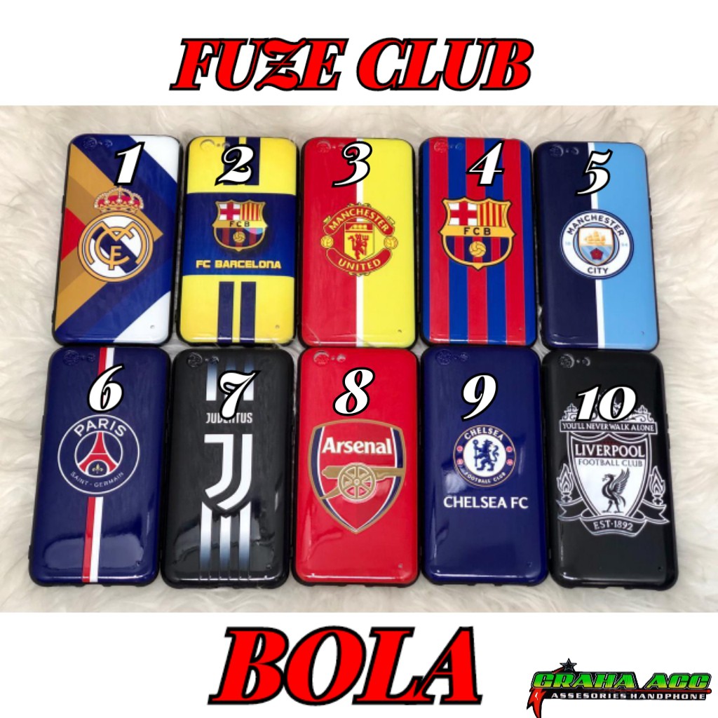 OPPO A5/A9 2020 FUZE CLUB BOLA/HARDCASE FUZE MOTIF BOLA