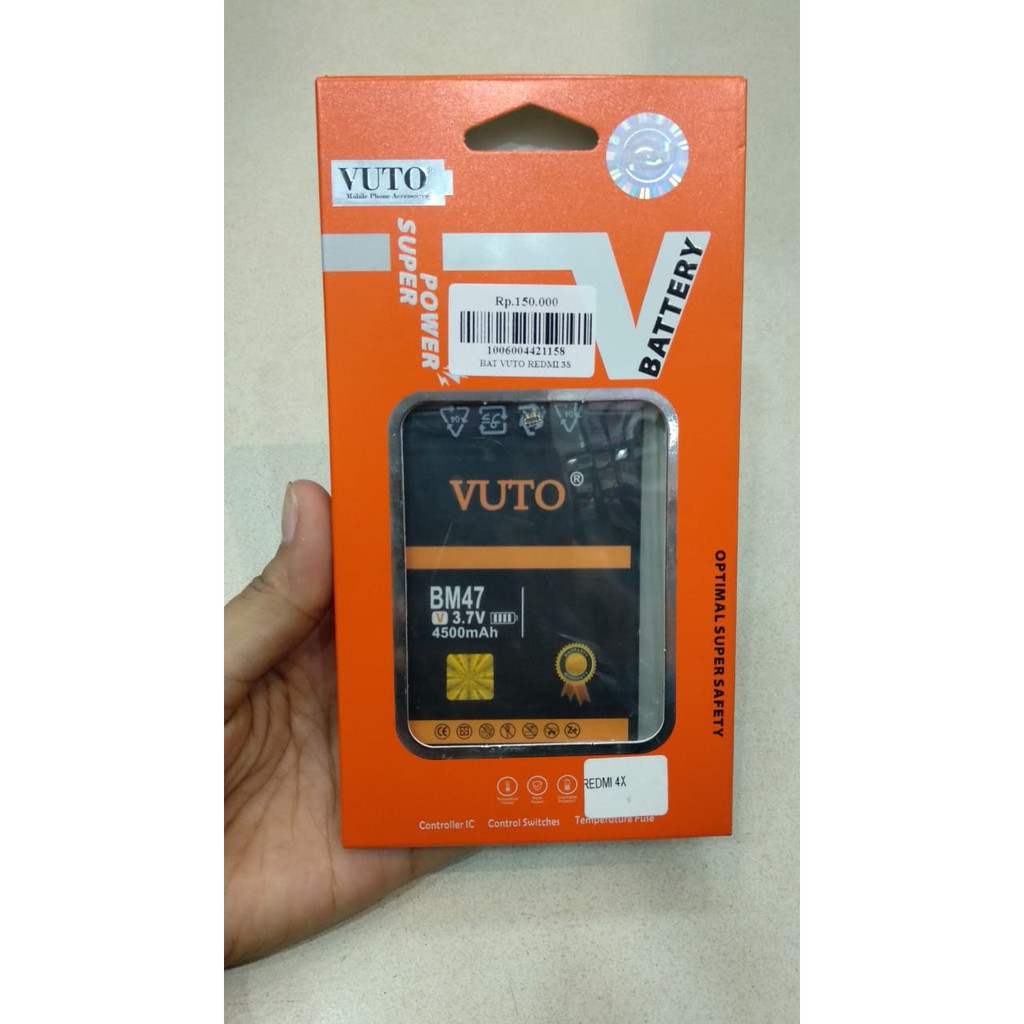 BATERAI VUTO XIAOMI REDMI 4X