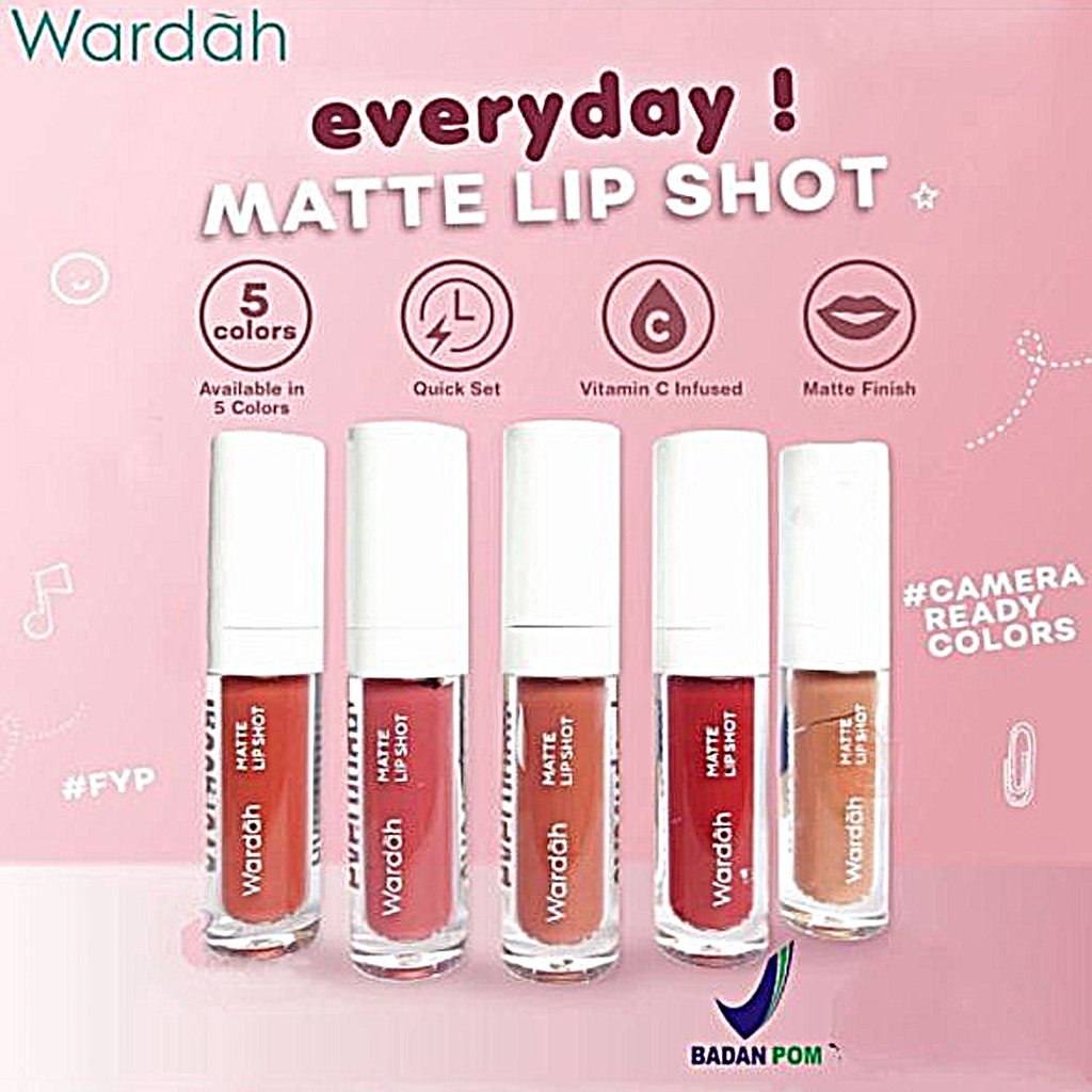 Jual Wardah Every Day Matte Lip Shot G Shopee Indonesia