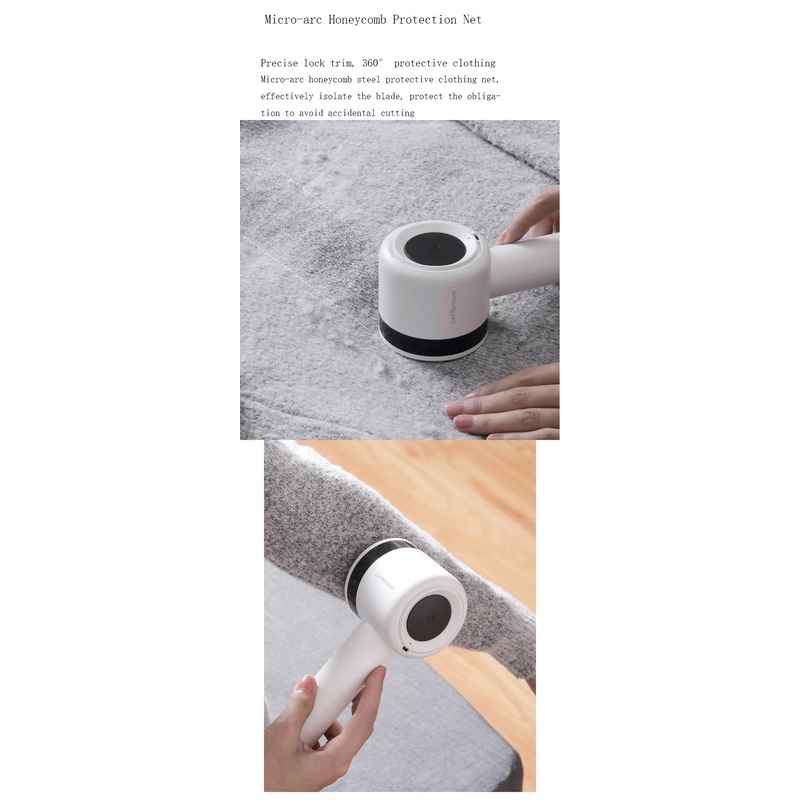 Portable Handheld Lint Remover DEM-MQ800/810 - Penghilang Pemotong Serat Kain Pakaian Praktis Mudah Cepat