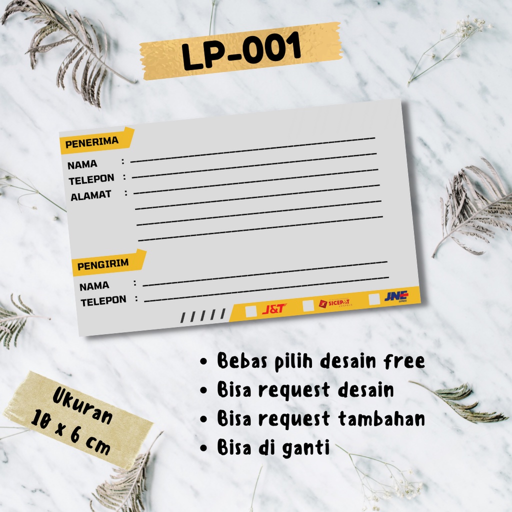 

CETAK STIKER LABEL PENGIRIMAN PAKET OLSHOP SMALL BUSINESS TERMURAH A3