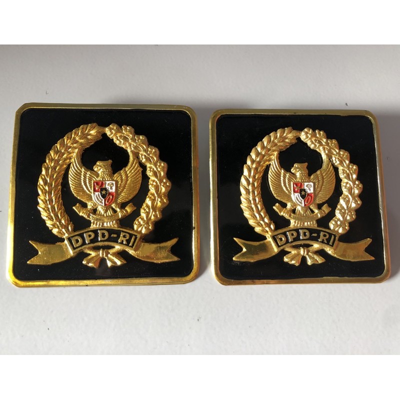 Emblem Plat Mobil DPD RI