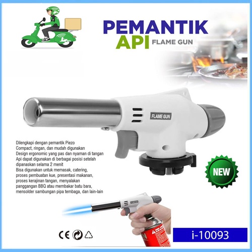 Flame Flow Blow Gun Multi Purpose Torch / Pemantik Gas Kepala Korek Gas Las Peleburan 10093 ori