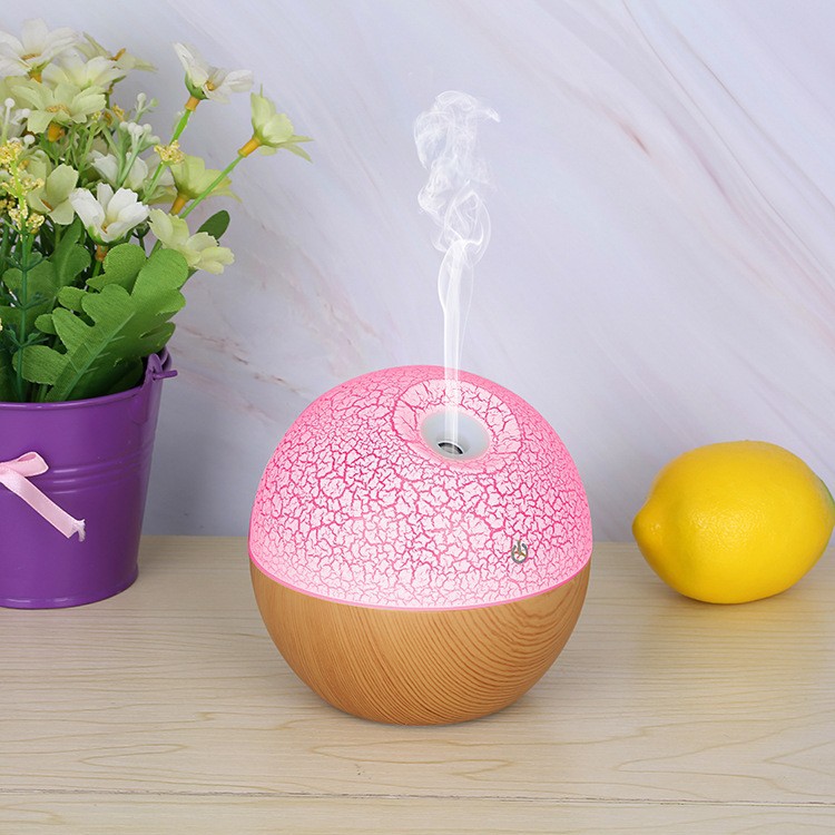 Ultrasonic Humidifier Aroma Essential Oil Diffuser RGB Light 130ml 008