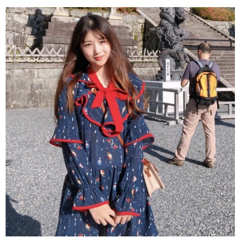 Korean Style Dress A-Line Ruffle / Dress Korea