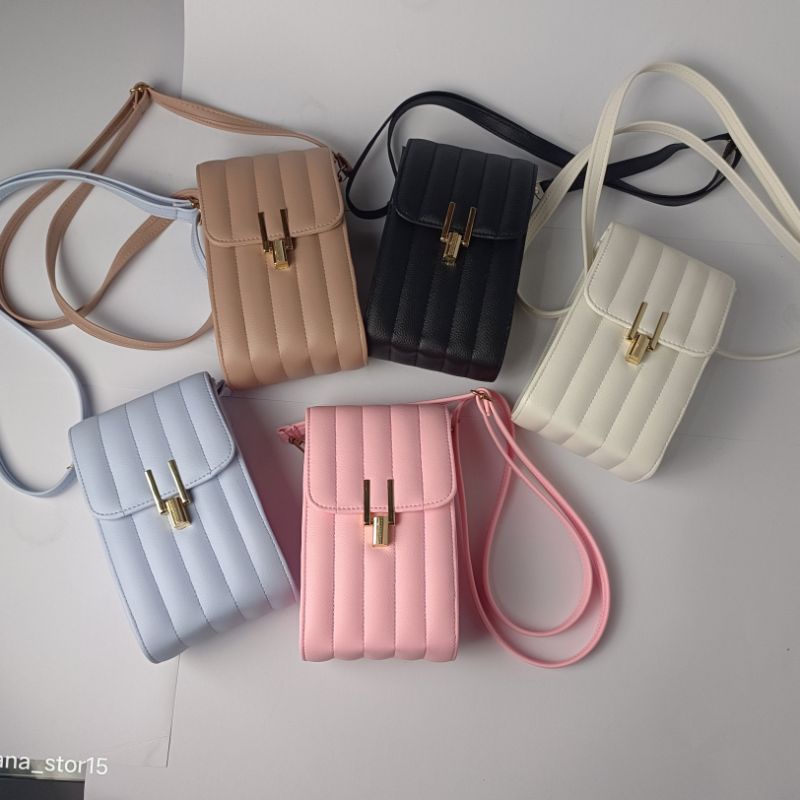 (free box)Tas selempang hp wanita import terbaru/Tas hp