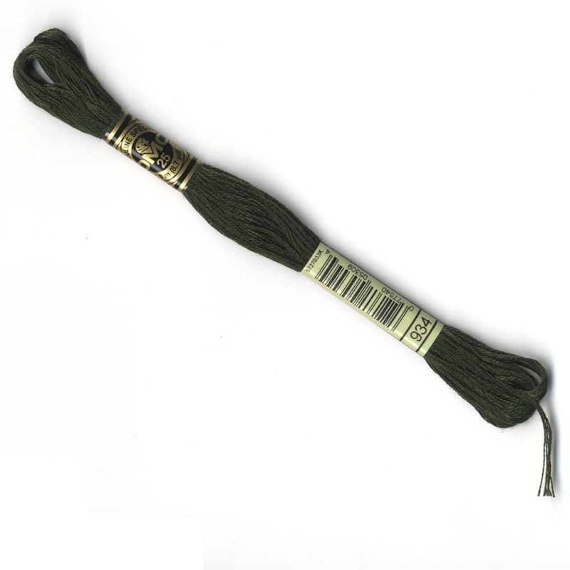 Benang DMC Art 117 - 934 - Black Avocado Green