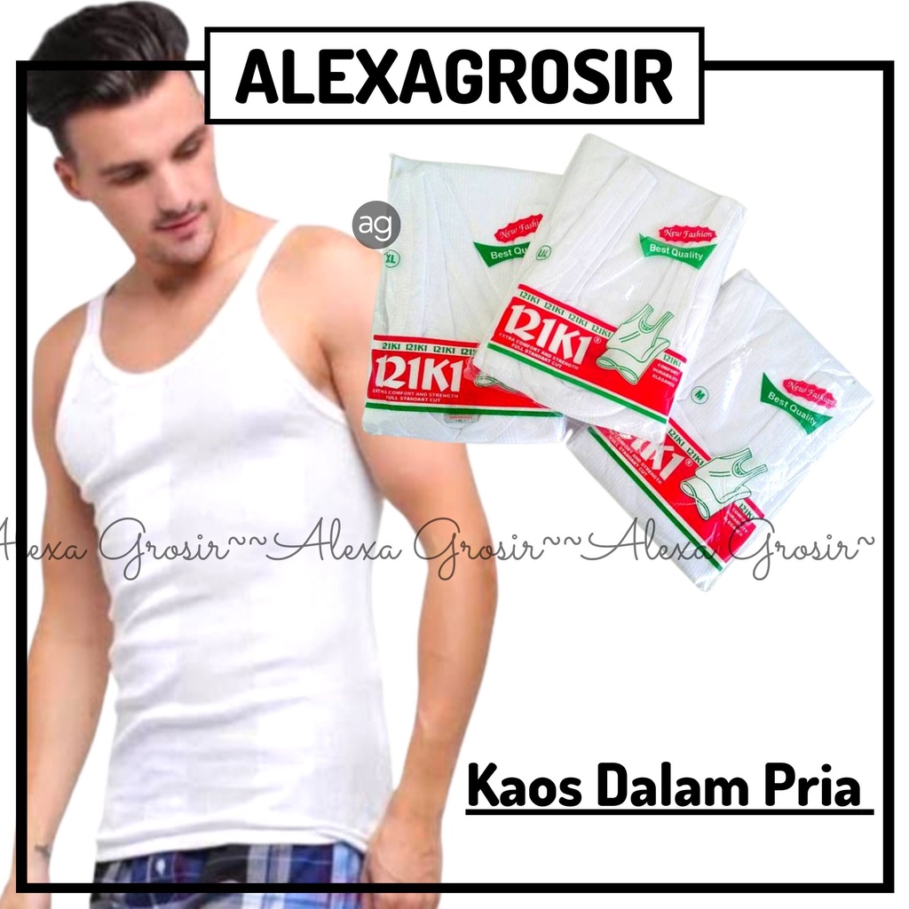 Kaos Dalam Pria Remaja M L XL 3L