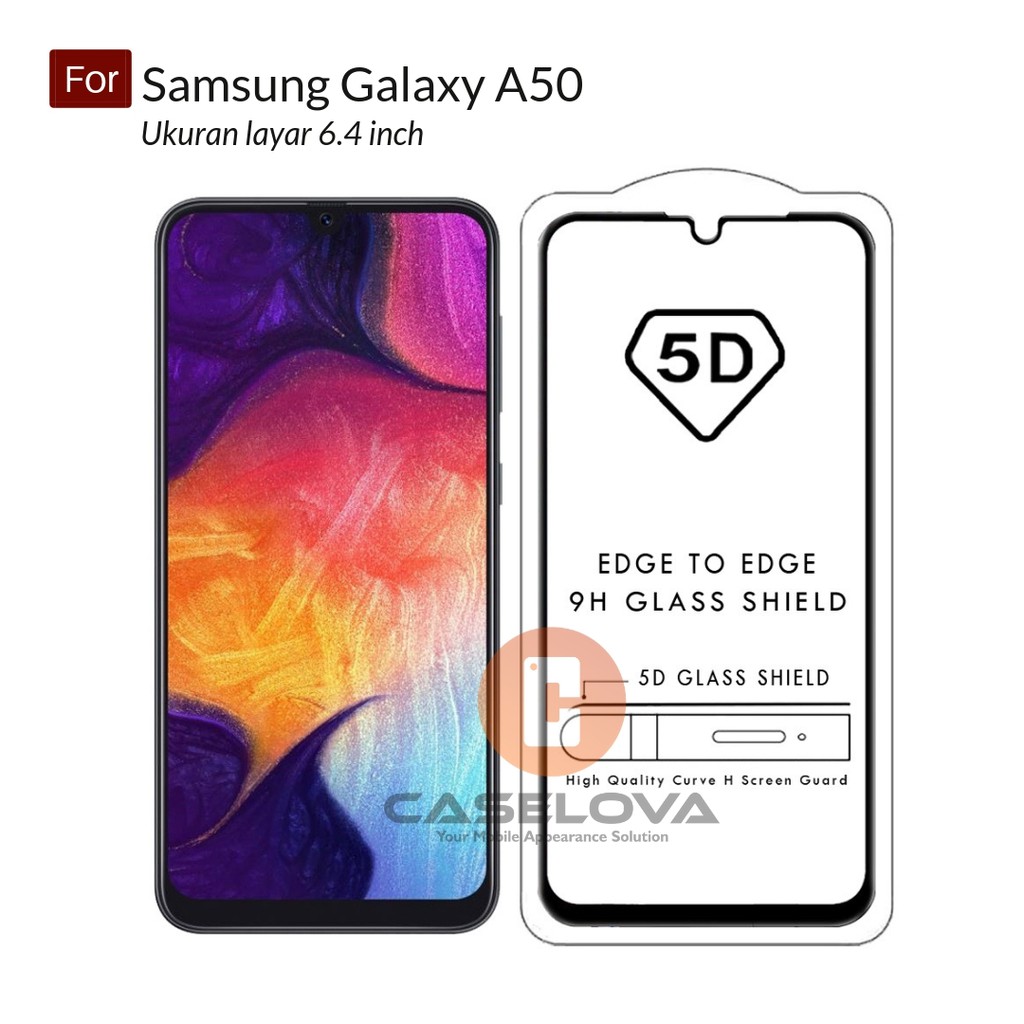 Premium 5D 6D 9D Full Cover Tempered Glass Warna For
