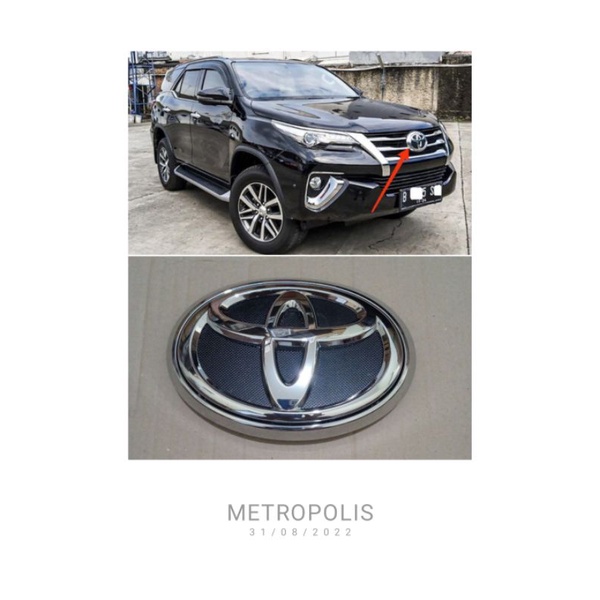 emblem toyota fortuner logo depan fortuner original
