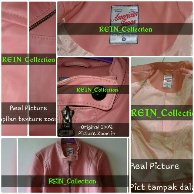 Jaket Wanita Kulit Bomber American Jeans