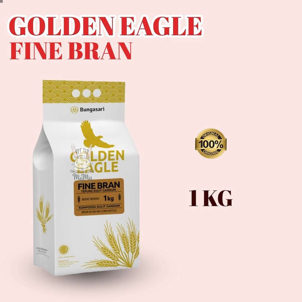 

GOLDEN EAGLE FINE BRAN 1 kg / KULIT GANDUM HALUS