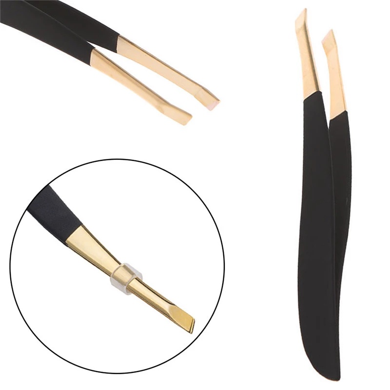 [Pointed Stainless Steel Brow Trimming Clip] [Eyebrow Hair Removal Tweezers] [Beauty Makeup Tools]