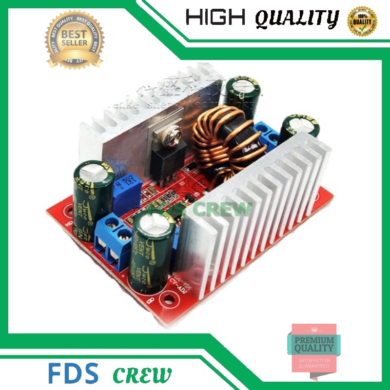 Elektronik Modul Step Up DC 5V To 12V 400 WATT 15 Ampere  Boost DC Adjustable