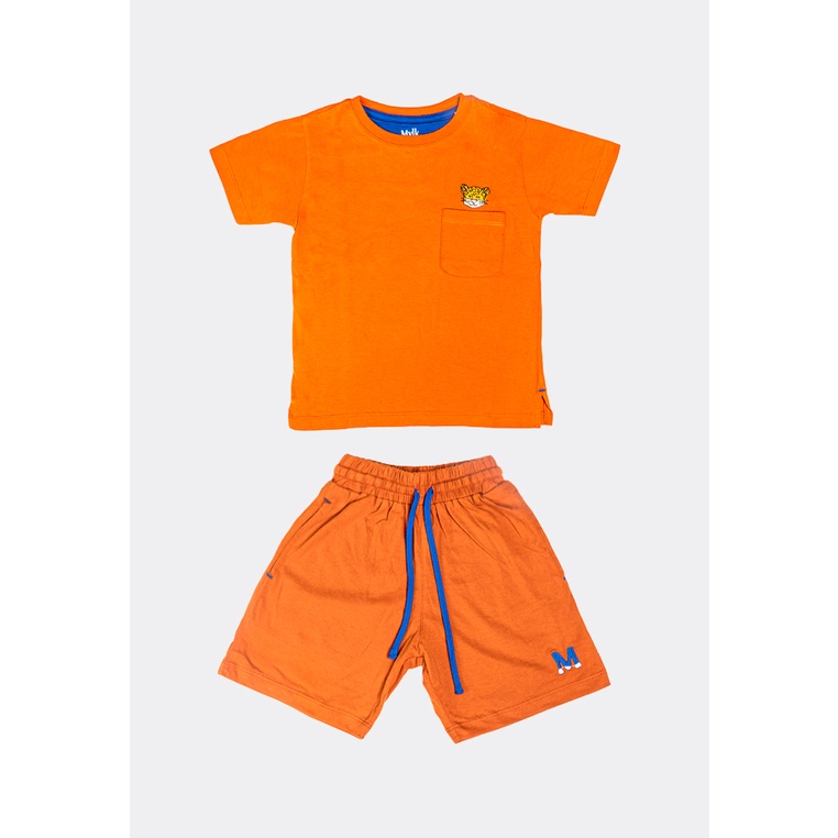 MYLK By Rafathar  Set Short Terracotta