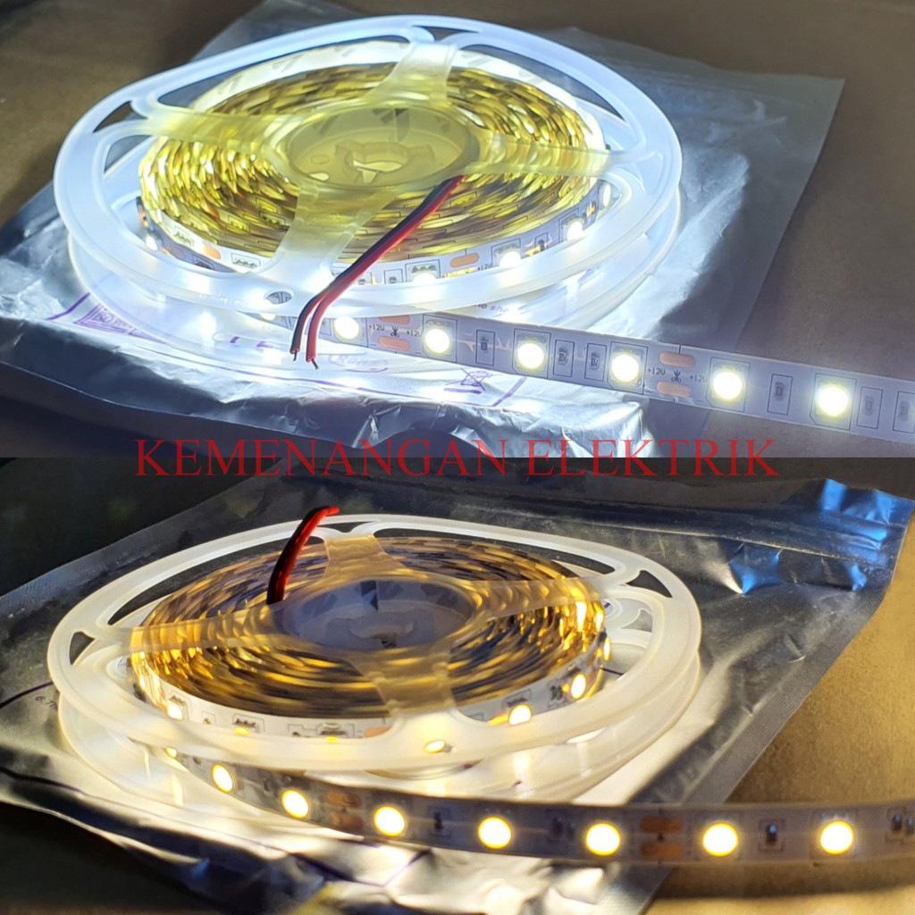 LAMPU SMD LED STRIP FLEXIBLE OSKA 5050 60LED IP33 5 METER 5M (MATA BESAR) INDOOR / LED FLEKSIBEL