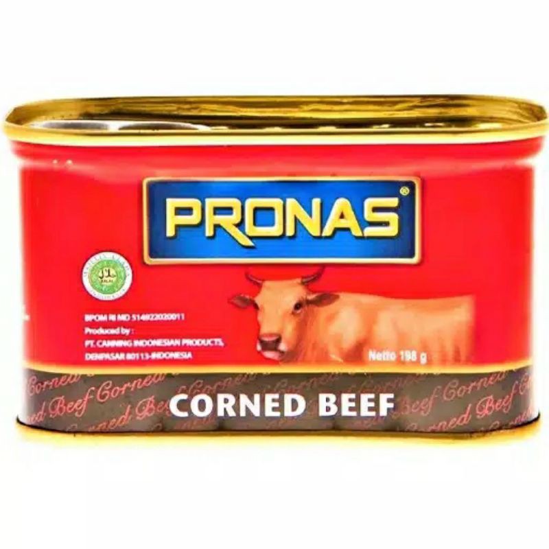 

kornet daging sapi corned beef Pronas 198gr