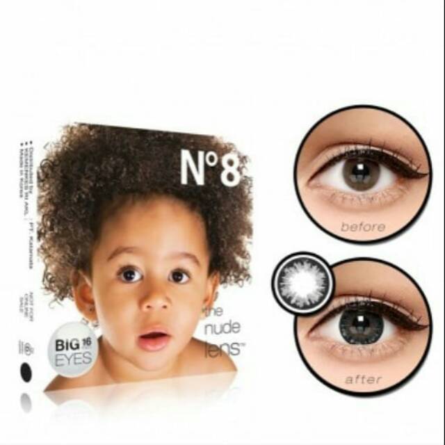 Softlens Ice No.8 Black 16mm