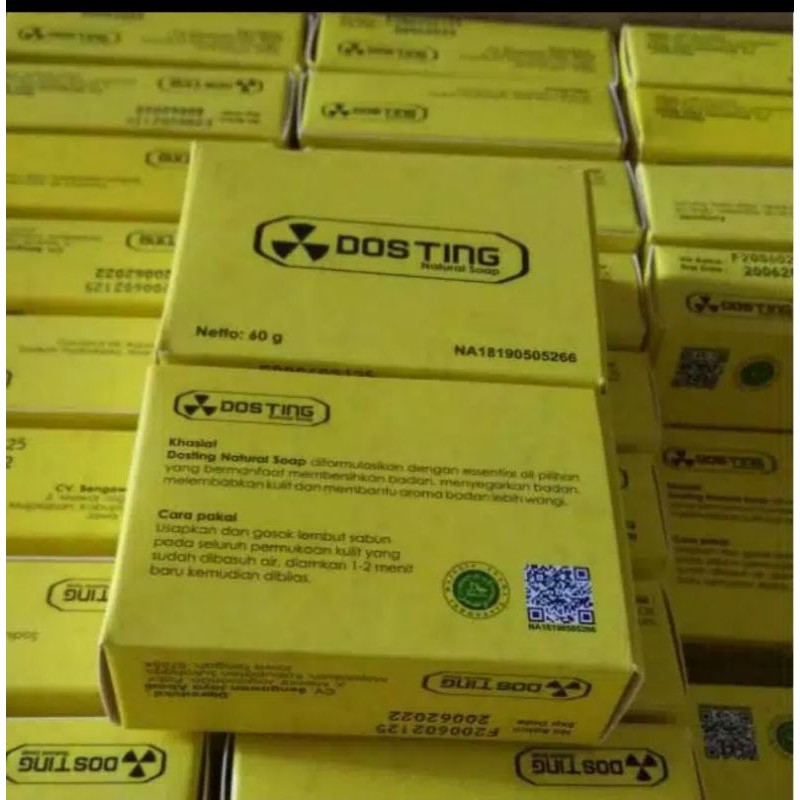 Sabun Dosting / sabun perawatan kulit wajah dan badan / sabun Dosting asli BPOM