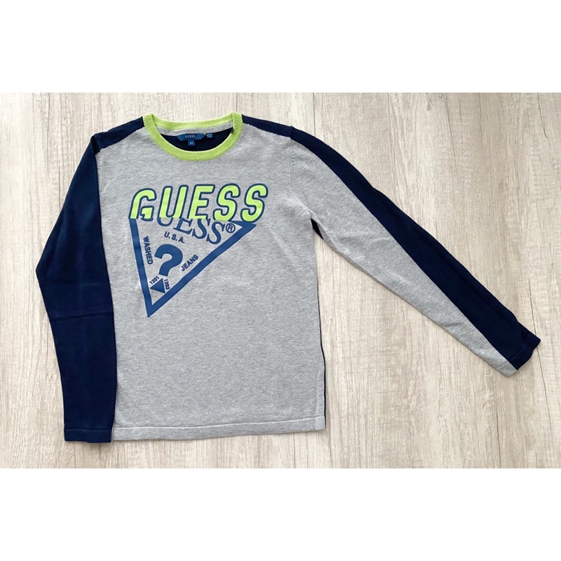 Guess original sweater rajut anak laki laki sz 12 / up to 10 tahun