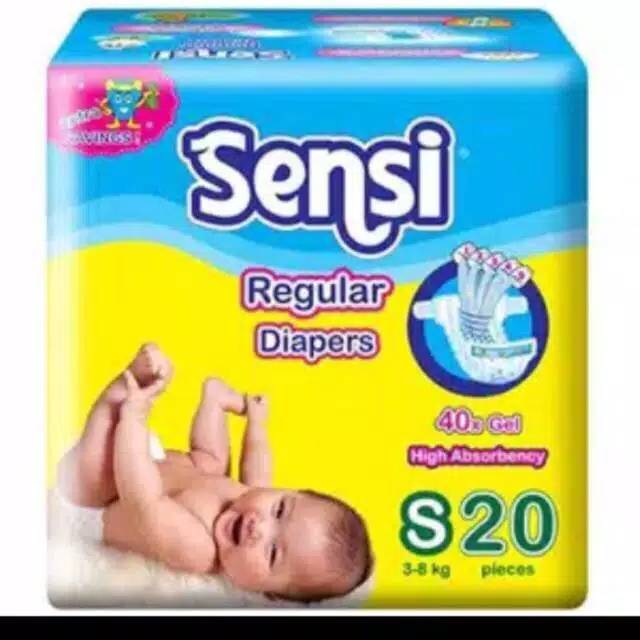 SENSI popok perekat -  diapers bayi newborn tape NB 12 S20 M20 L20 XL16