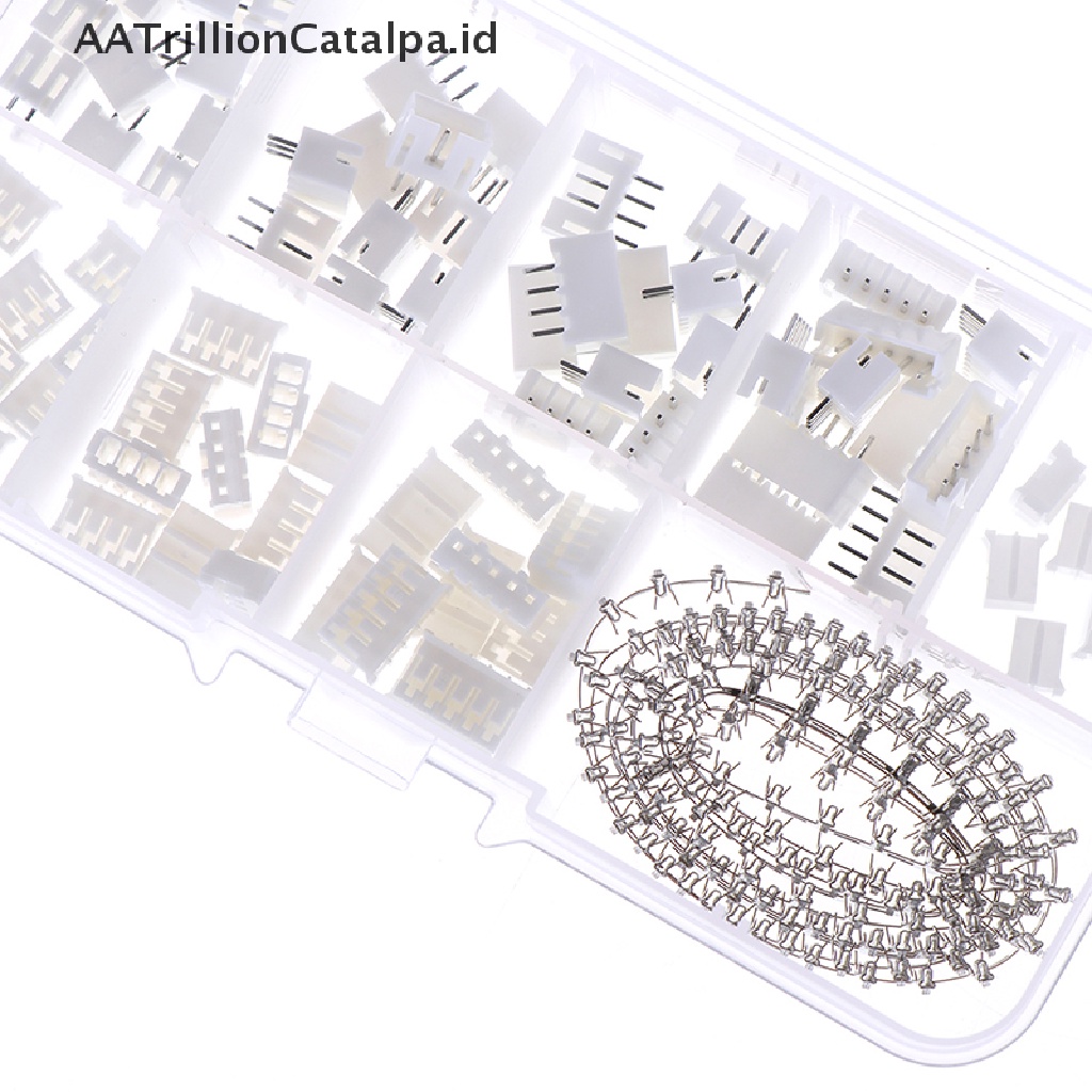 230pcs Konektor pin header JST terminal pitch PH2.0 2p 3p 4 pin 2.0mm