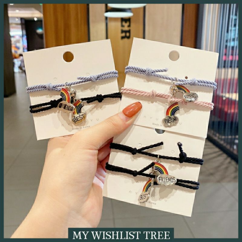 GELANG MAGNET BEST FRIEND / GELANG COUPLE PERSAHABATAN / GELANG LUCU ANAK / GELANG TALI PERSAHABATAN