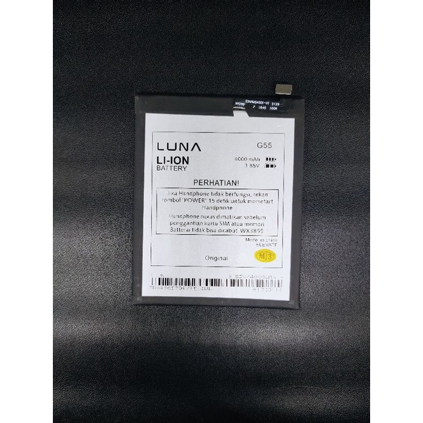 baterai hp LUNA G55 elevate meizu M3 note BT61 original batre battery handphone