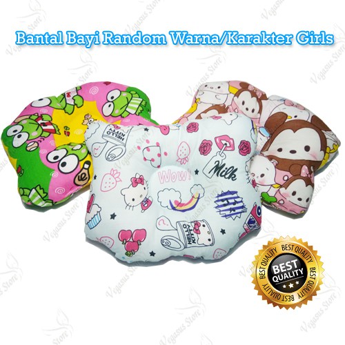 Bantal Bayi Anti Peyang-Bantal Awan Motif Boy &amp; Girl- Baby cloud pillow - Vegasus Store