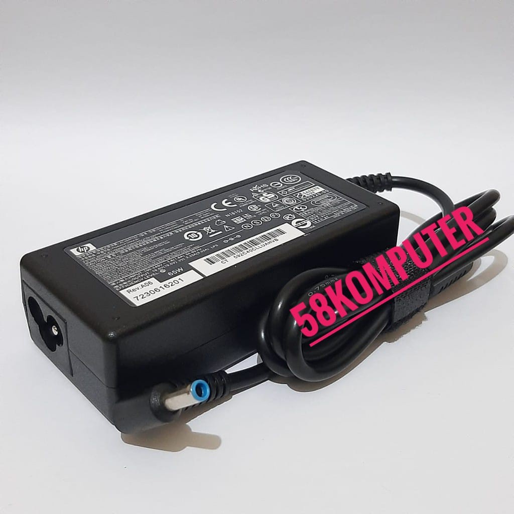 Adapter Charger Laptop HP H6Y88AA H6Y89AA H6Y90AA PPP009C PPP012D-S PPP012L-E 19.5V - 3.33A  65W 4.5mm * 3.0mm