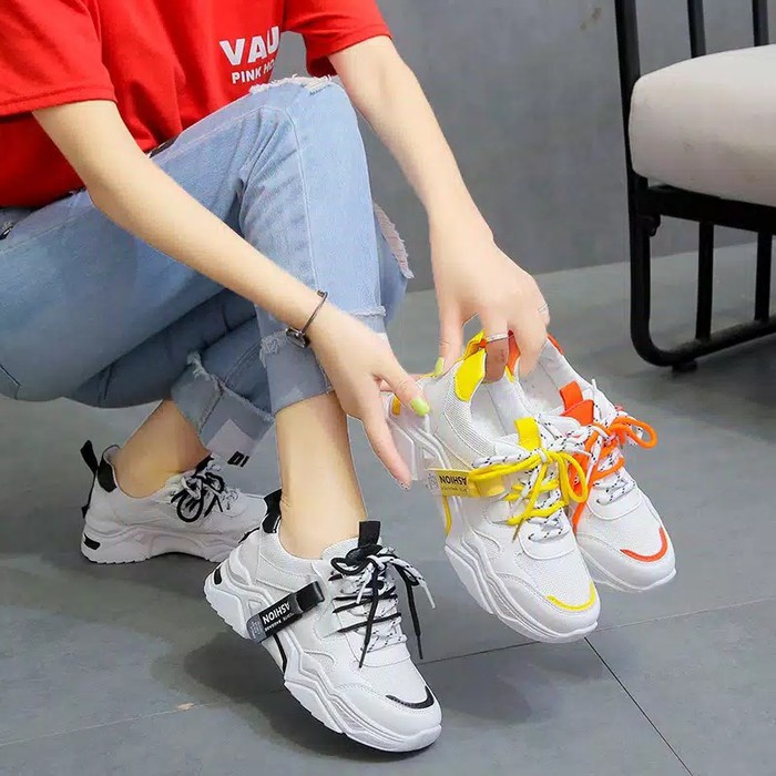 GROSIR SEPATU SNEAKERS JINTU 99 WANITA ORIGINAL IMPORT TERLARIS TERBARU HIJAU KUNING HITAM PINK
