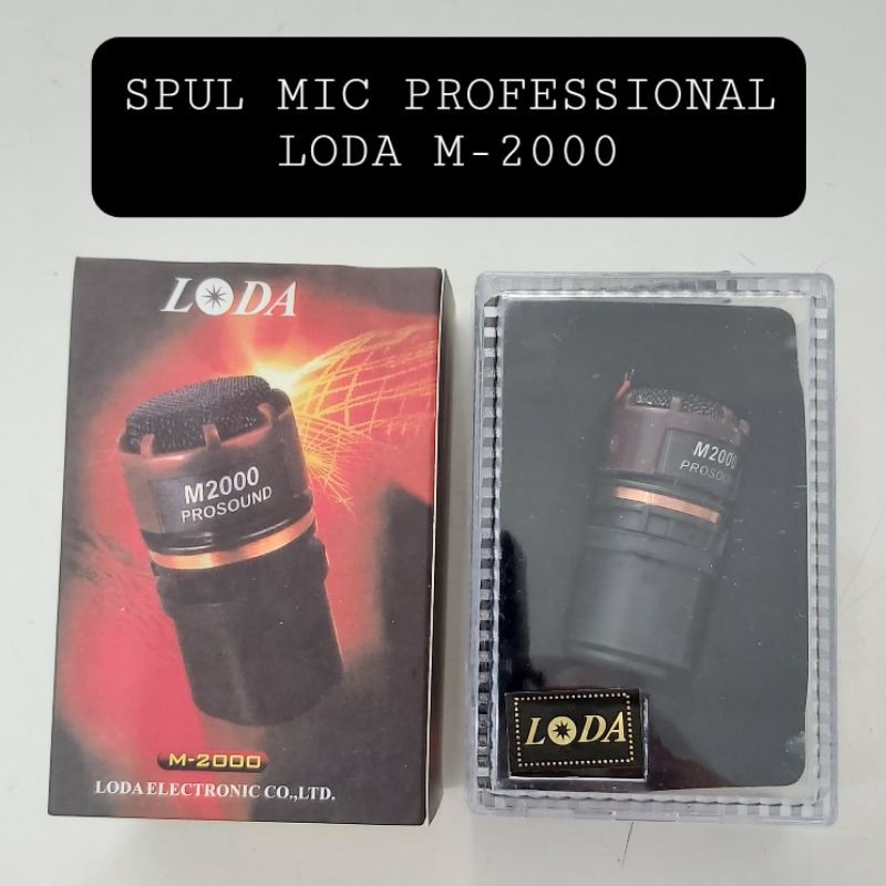 Spul Mic LODA M-2000 Pro Sound Spool Mic Kabel Spull Mike