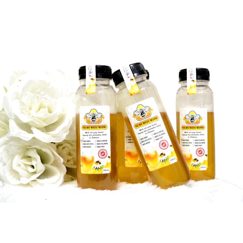 

Halwa madu murni madu randu asli Madu isi 250ml madu tanpa campuran