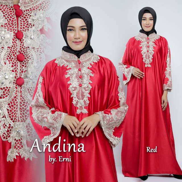 Gamis kaftan brokat