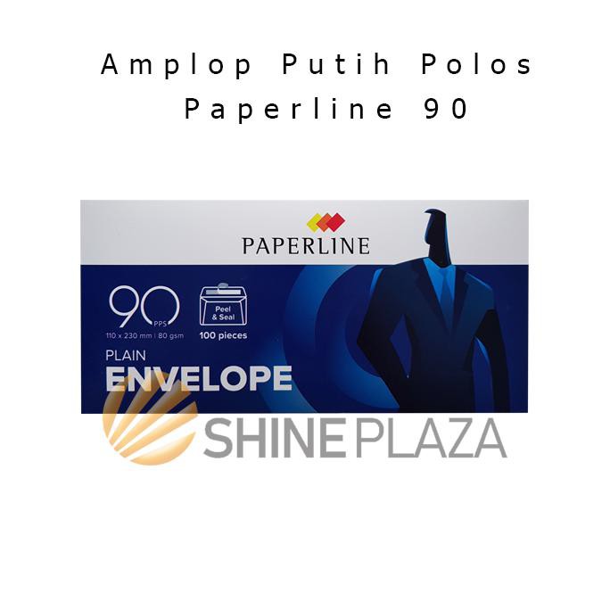 

Amplop Putih Polos - Airmail Paperline 90 - Putih Polos KOMPLIT