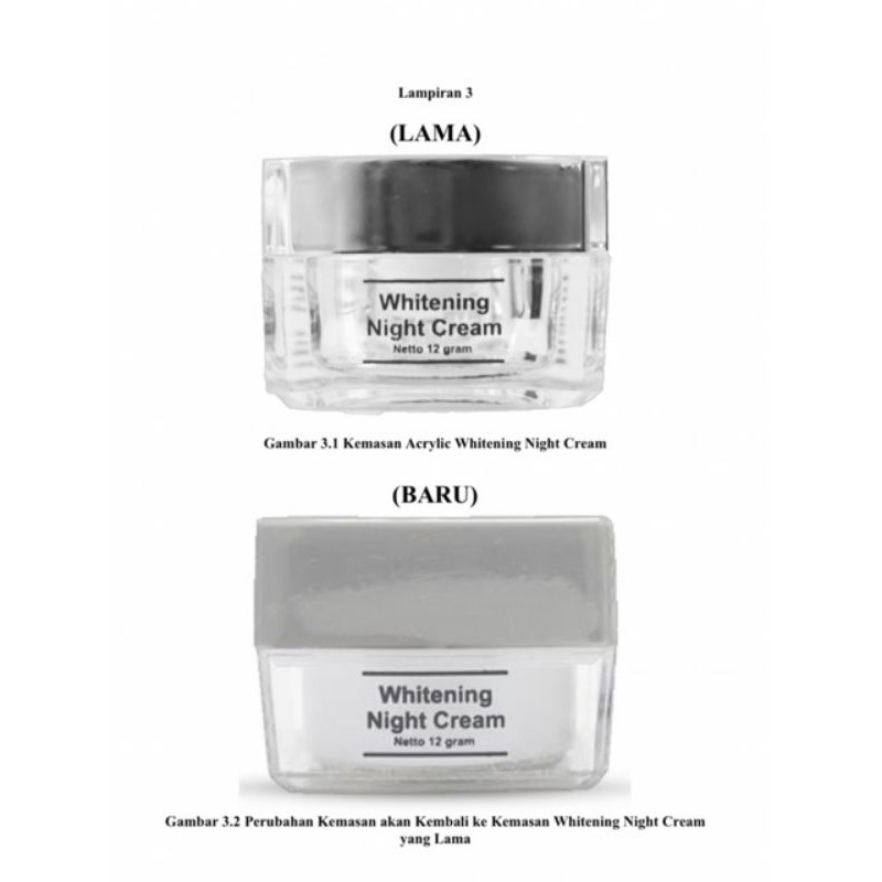 Ms glow Acne Night Cream/ms glow/ night cream/ pelembab/ ori/ ready/bpom/2redid/free masker