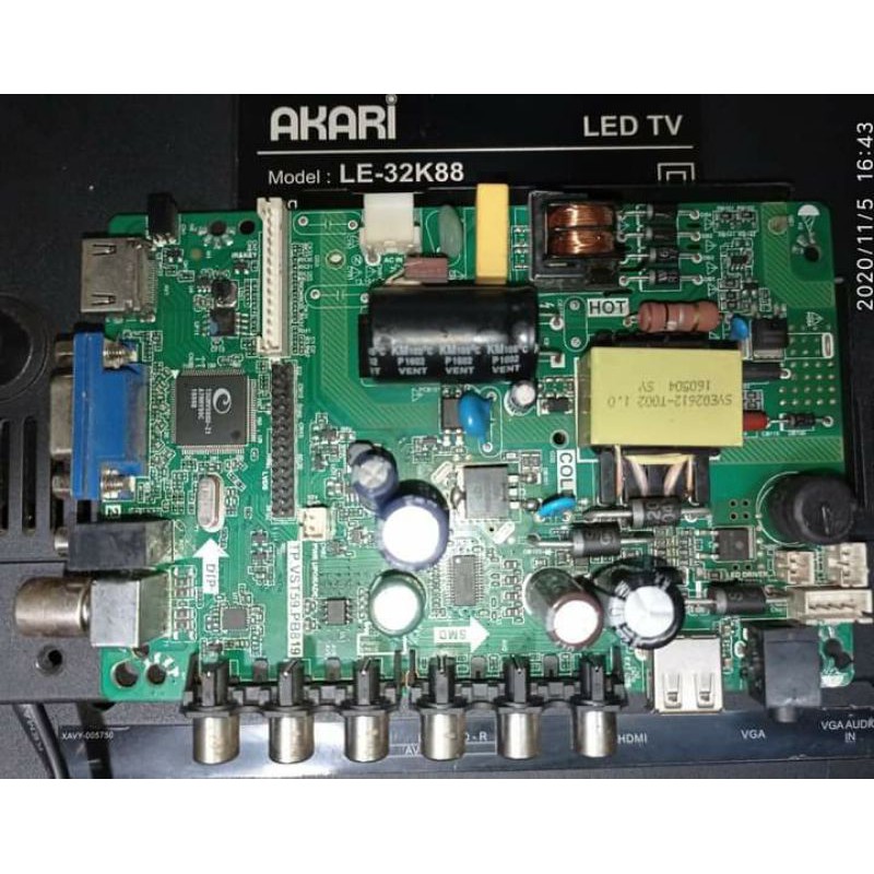 MAINBOARD AKARI 32K88 MOTHERBOARD AKARI LE32K88