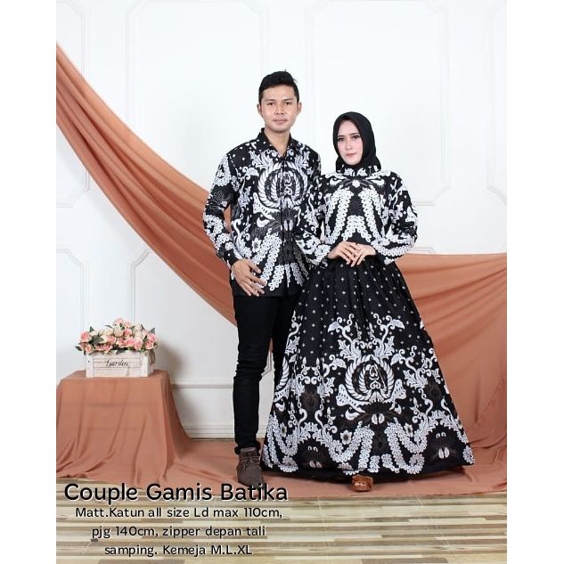 GROSIR BATIK COUPLE GAMIS BATIKA